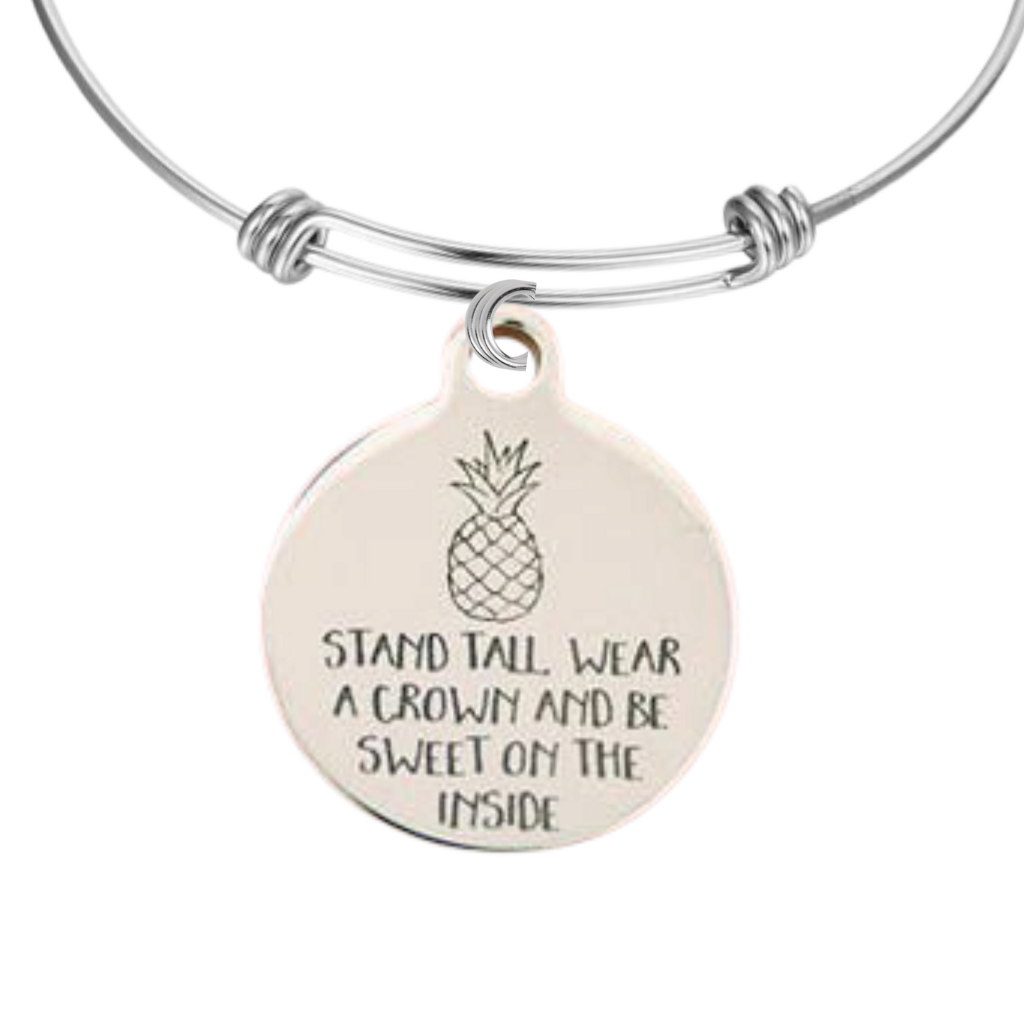 Stand tall, wear a crown, and be sweet on the inside -Bracelet