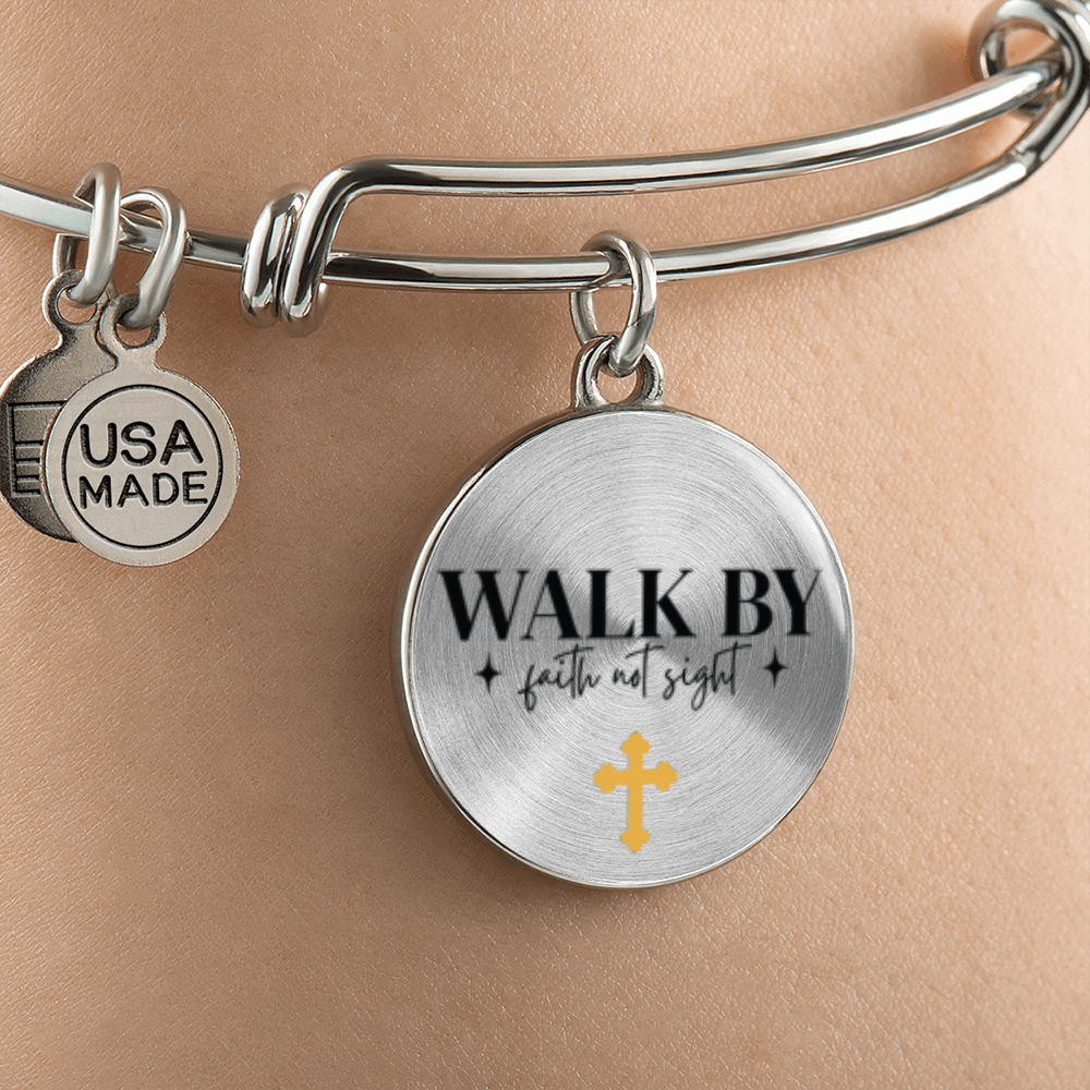 Walk by faith not Sight -Bracelet