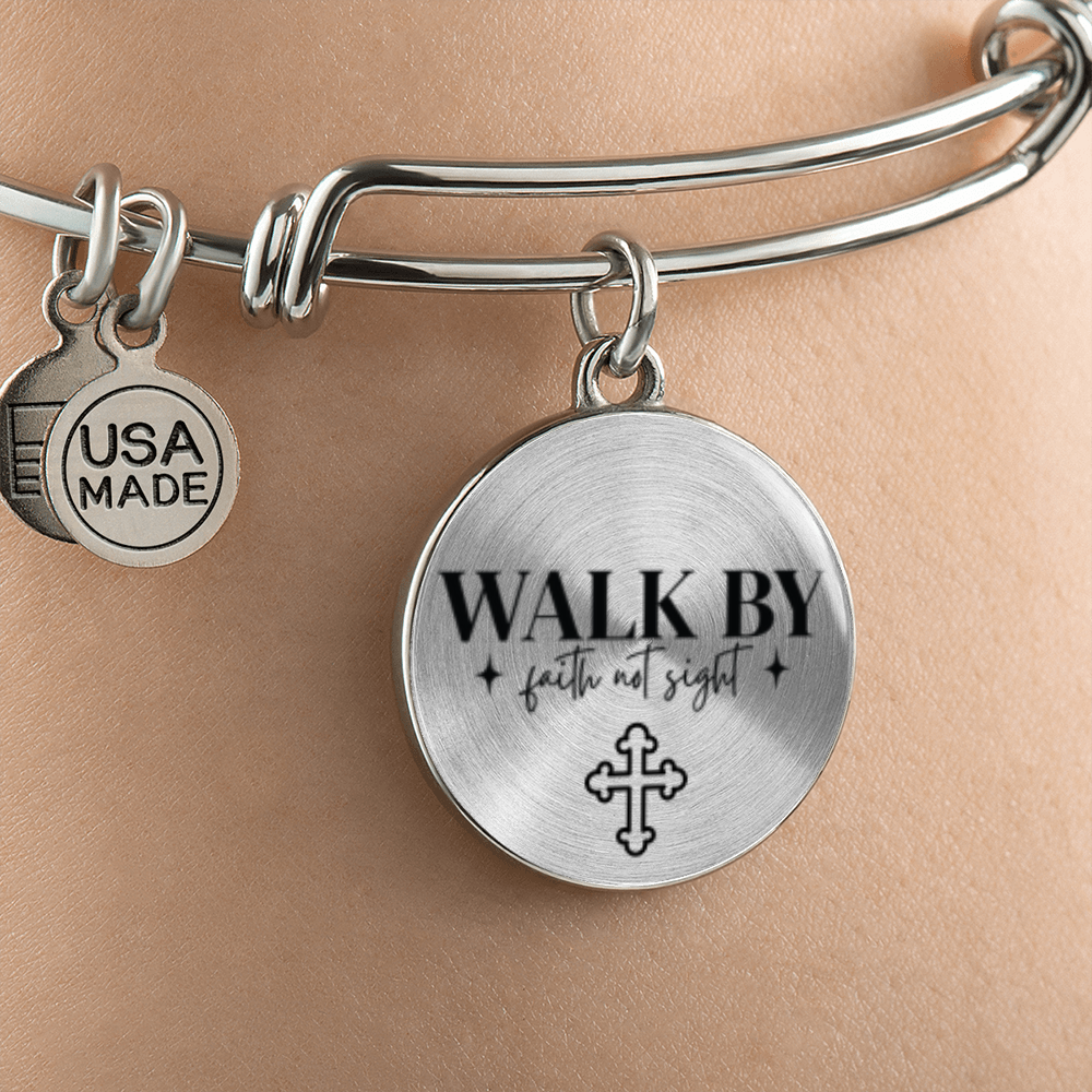 Walk by faith not Sight -Bracelet