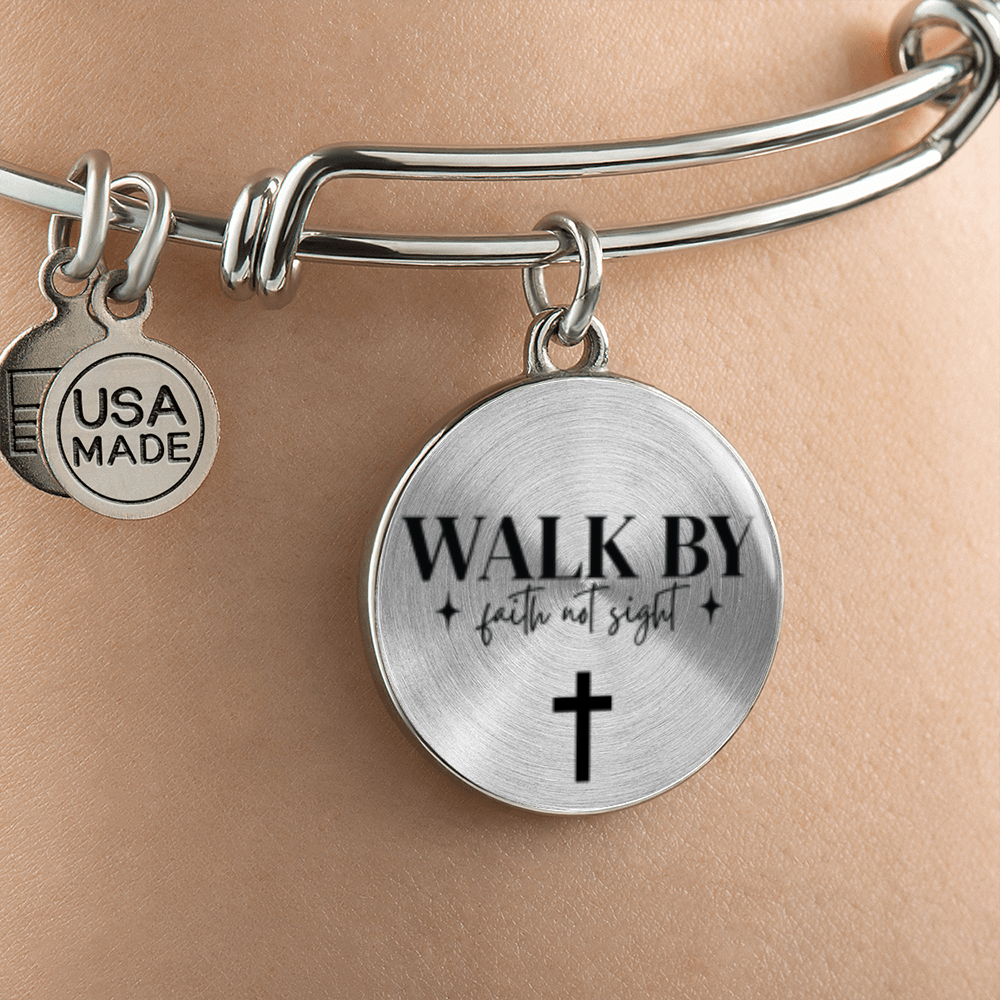 Walk by faith not Sight -Bracelet