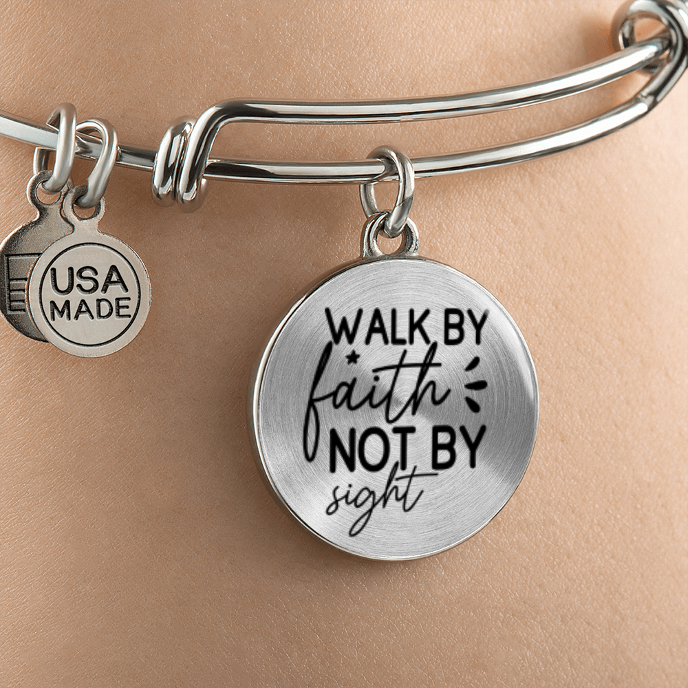 Walk by Faith Not by Sight -Bracelet