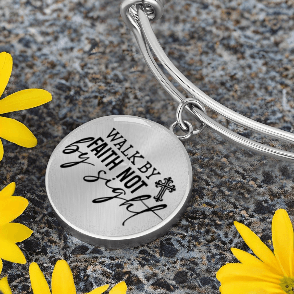 Walk by Faith Not by Sight -Bracelet