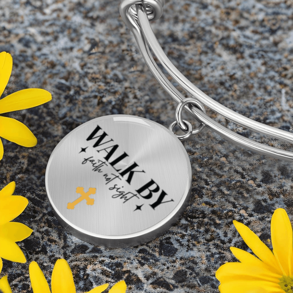 Walk by faith not Sight -Bracelet