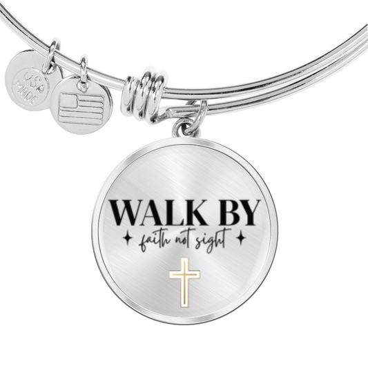 Walk by faith not Sight -Bracelet